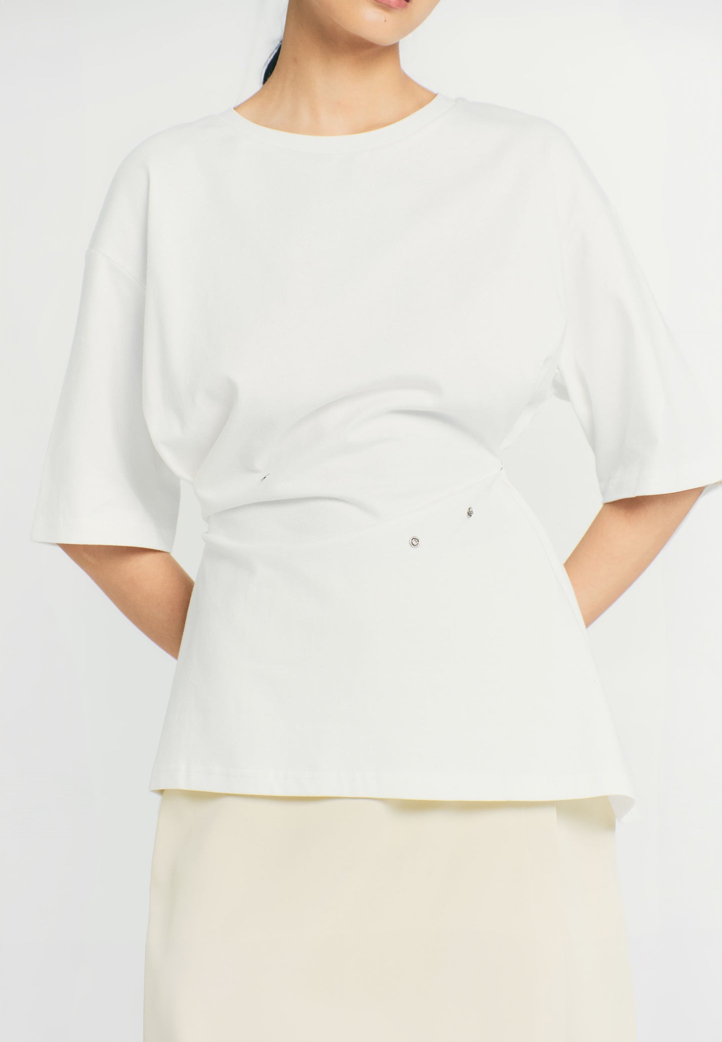 RAF Quibble Short Sleeve Top (White)