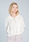 Raf Ford Quarter Sleeve Jacket Top (White)