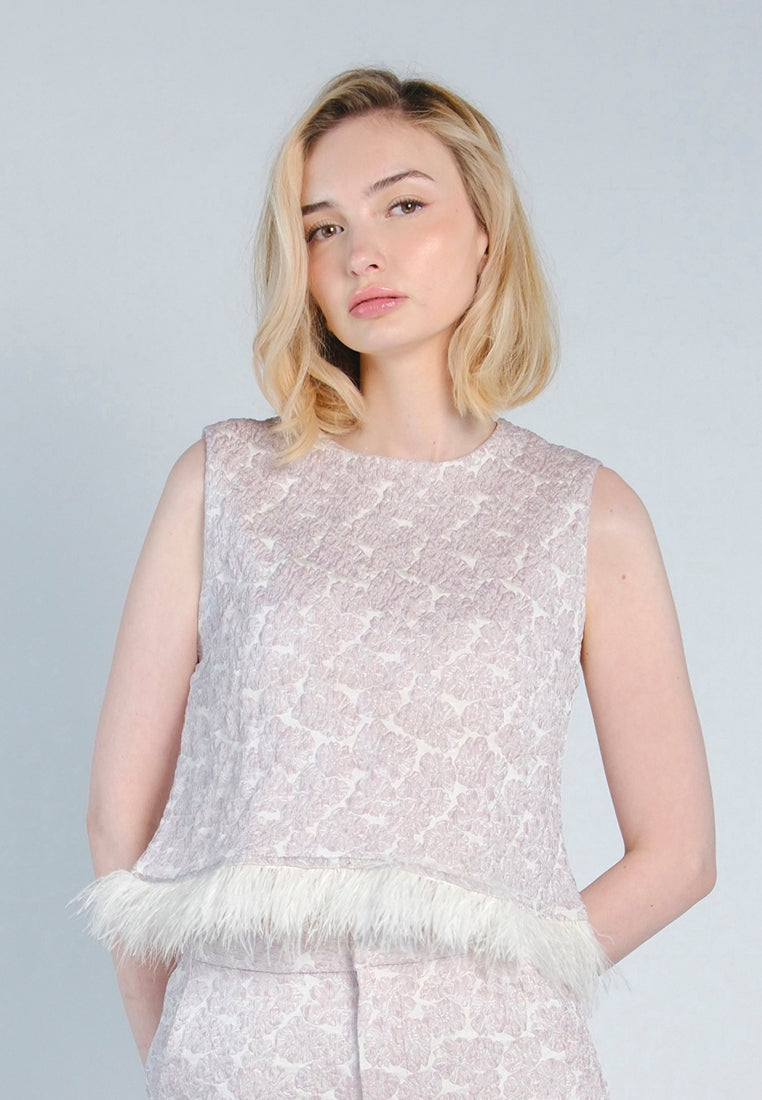 Raf Frida Sleeveless Top (W.Lilac)