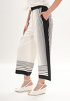 Archetype Refined Raven Pants (Striped White)