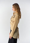 RAF Rife Long Sleeve Top (Spot Print Khaki)