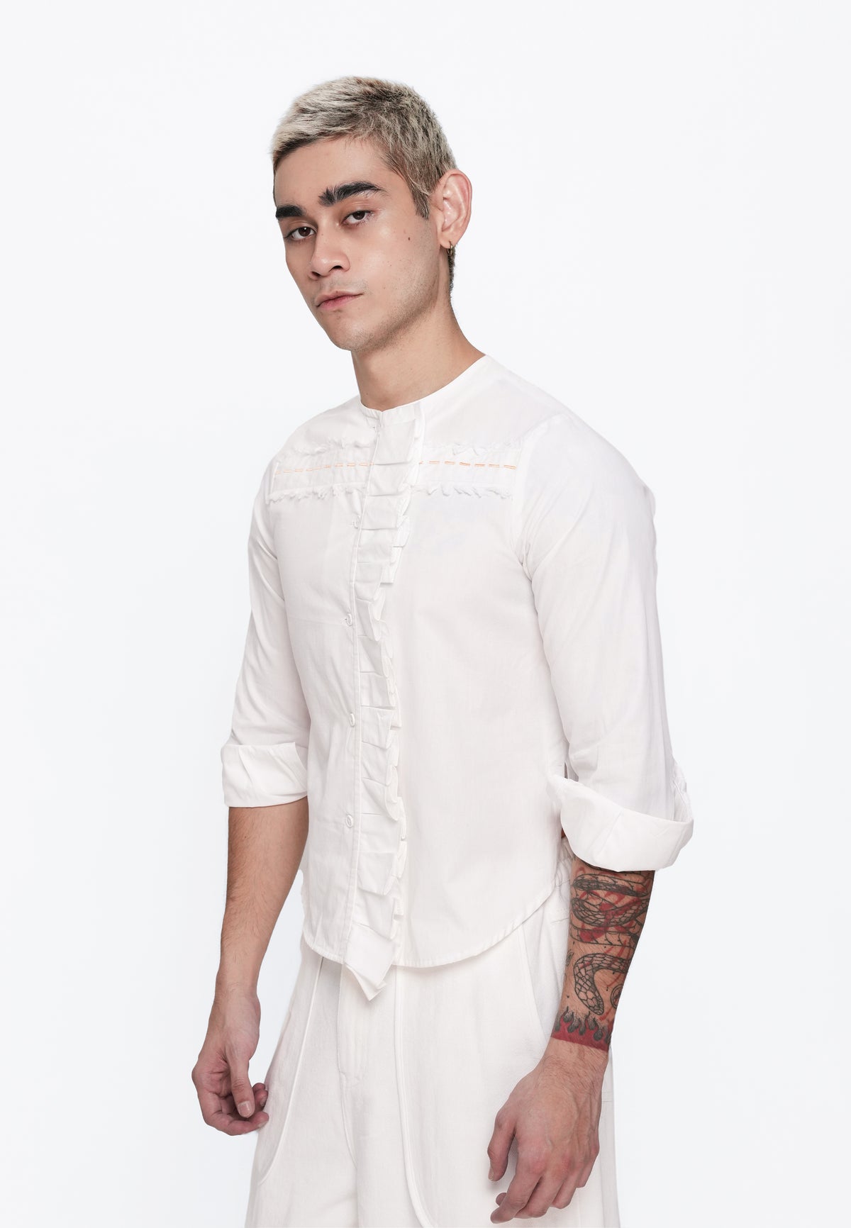 Plains & Prints x Randolf Road Long Sleeve Top (Offwhite)