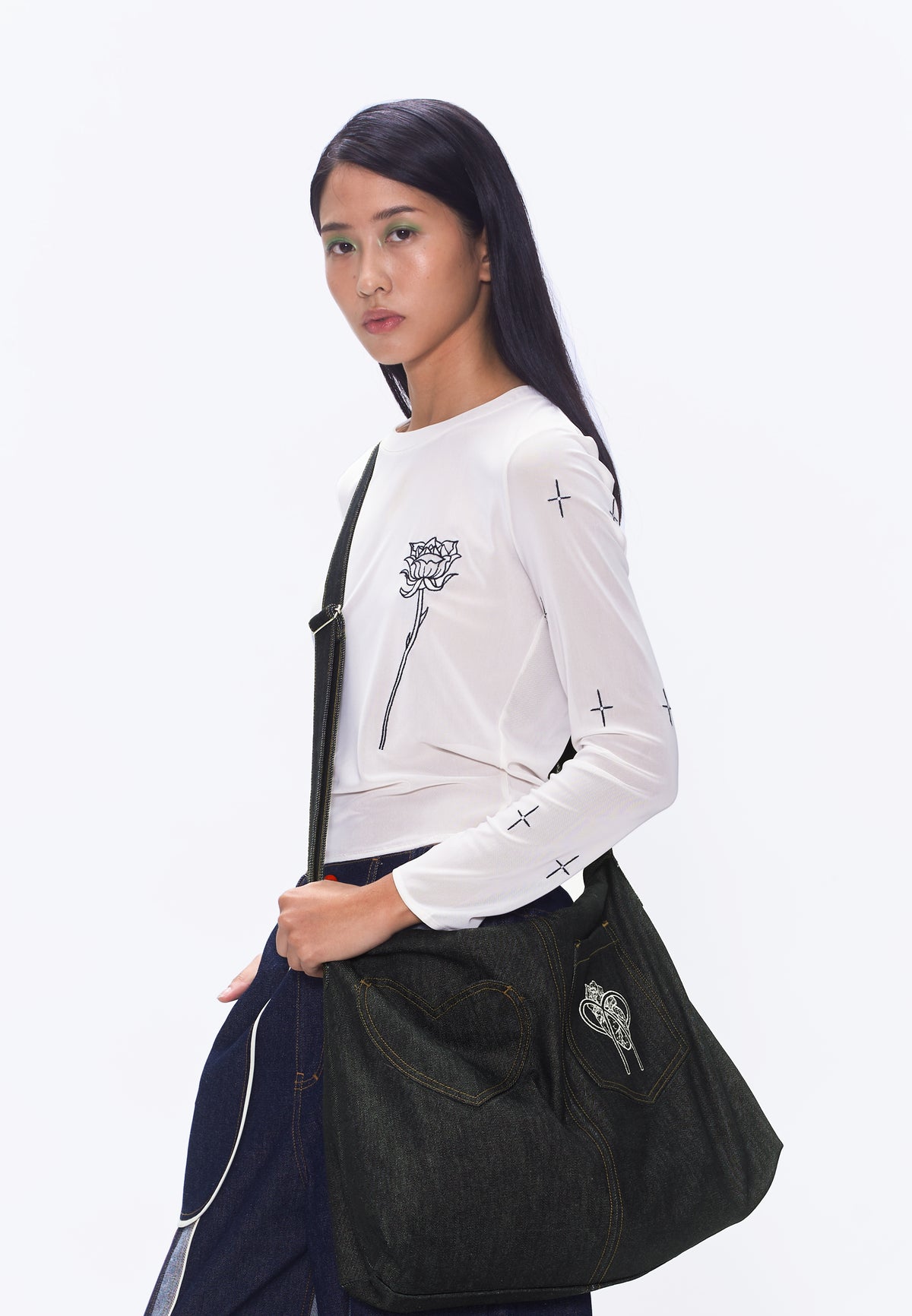 Plains & Prints x Randolf Rose Long Sleeve Top (Cream)