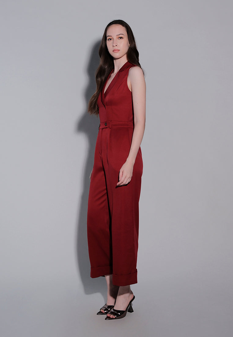 Femina The Huntress Sleeveless Pantsuit (Red)