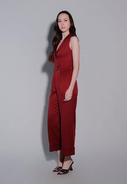 Femina The Huntress Sleeveless Pantsuit (Red)