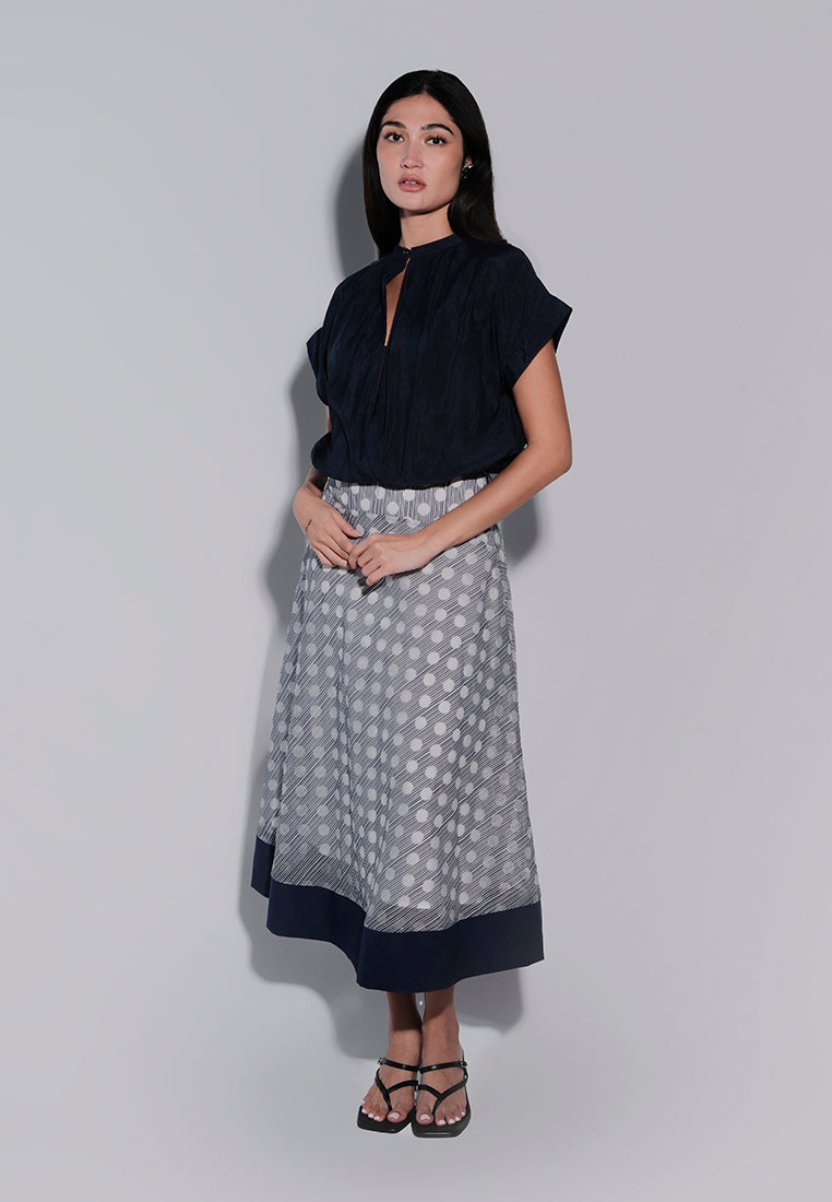 Femina The Maiden 2-In-1 Dress (Printed Navy)