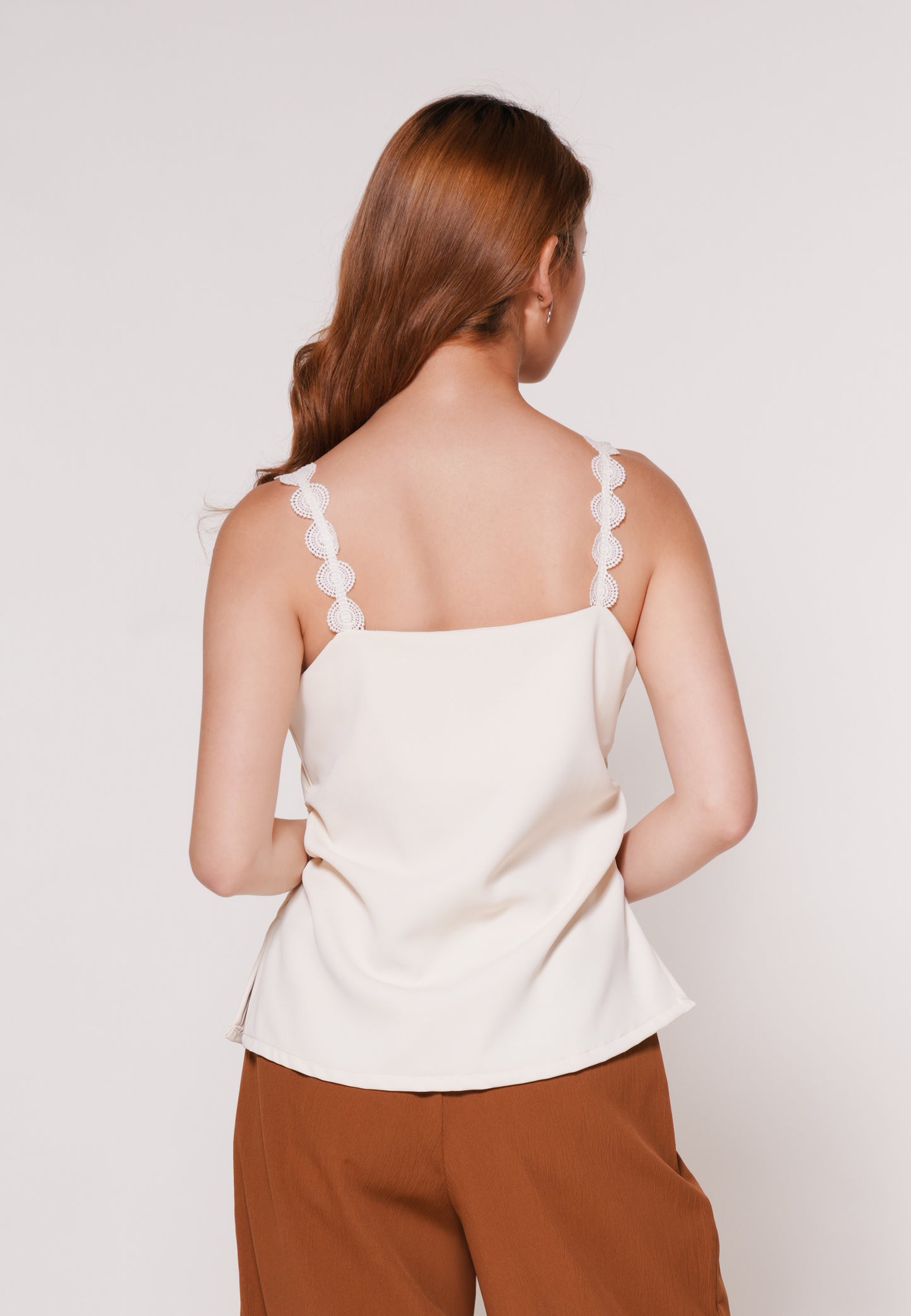 Aines Sleeveless Top (Cream)