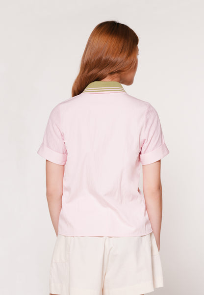 Alaric Short Sleeve Top (Blush)