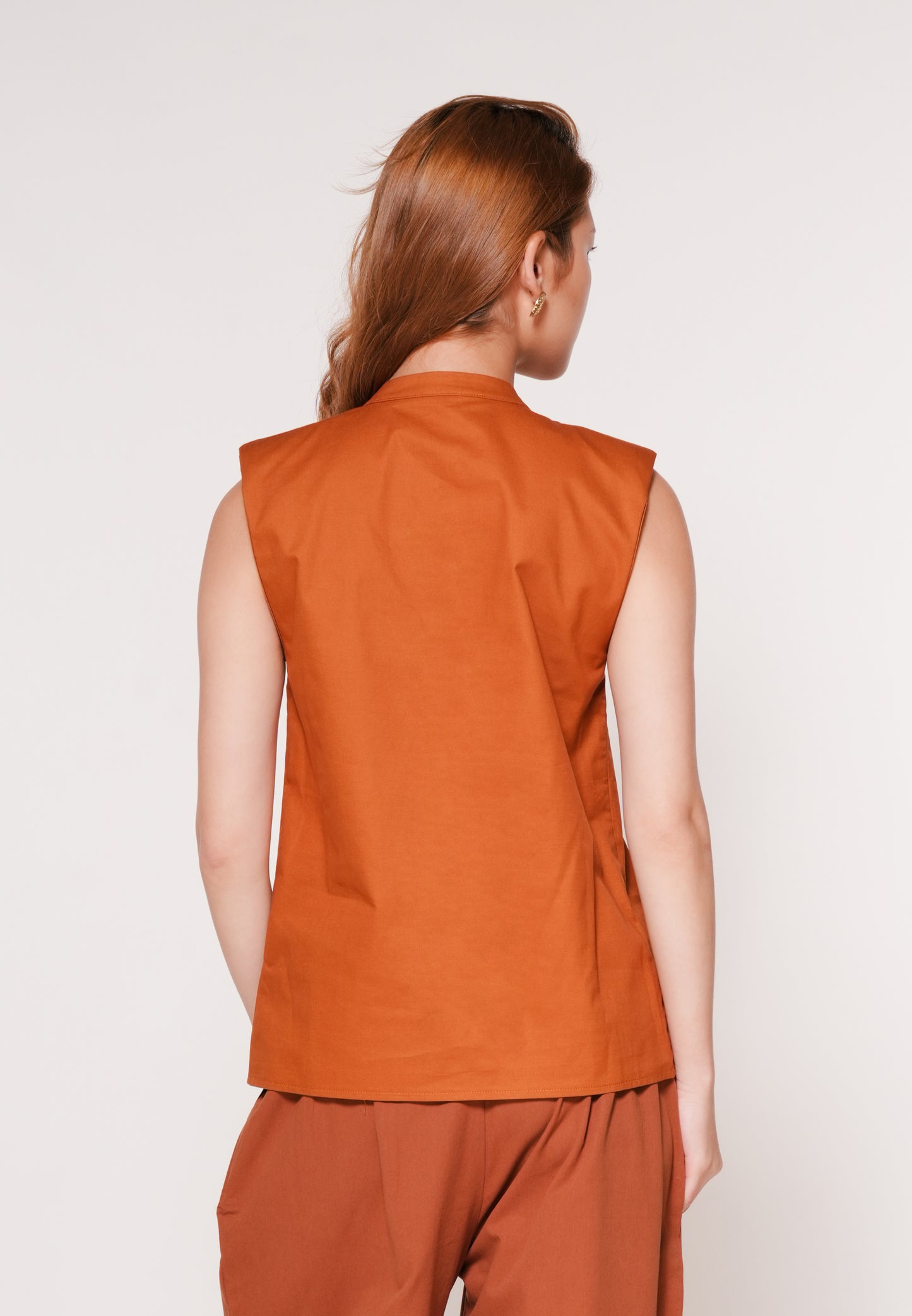 Archie Sleeveless Top(Camel)