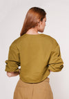 Aven Quarter Sleeve Top (Olive)