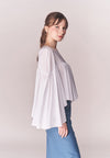 Solstice Baylee Long Sleeve Top (White)