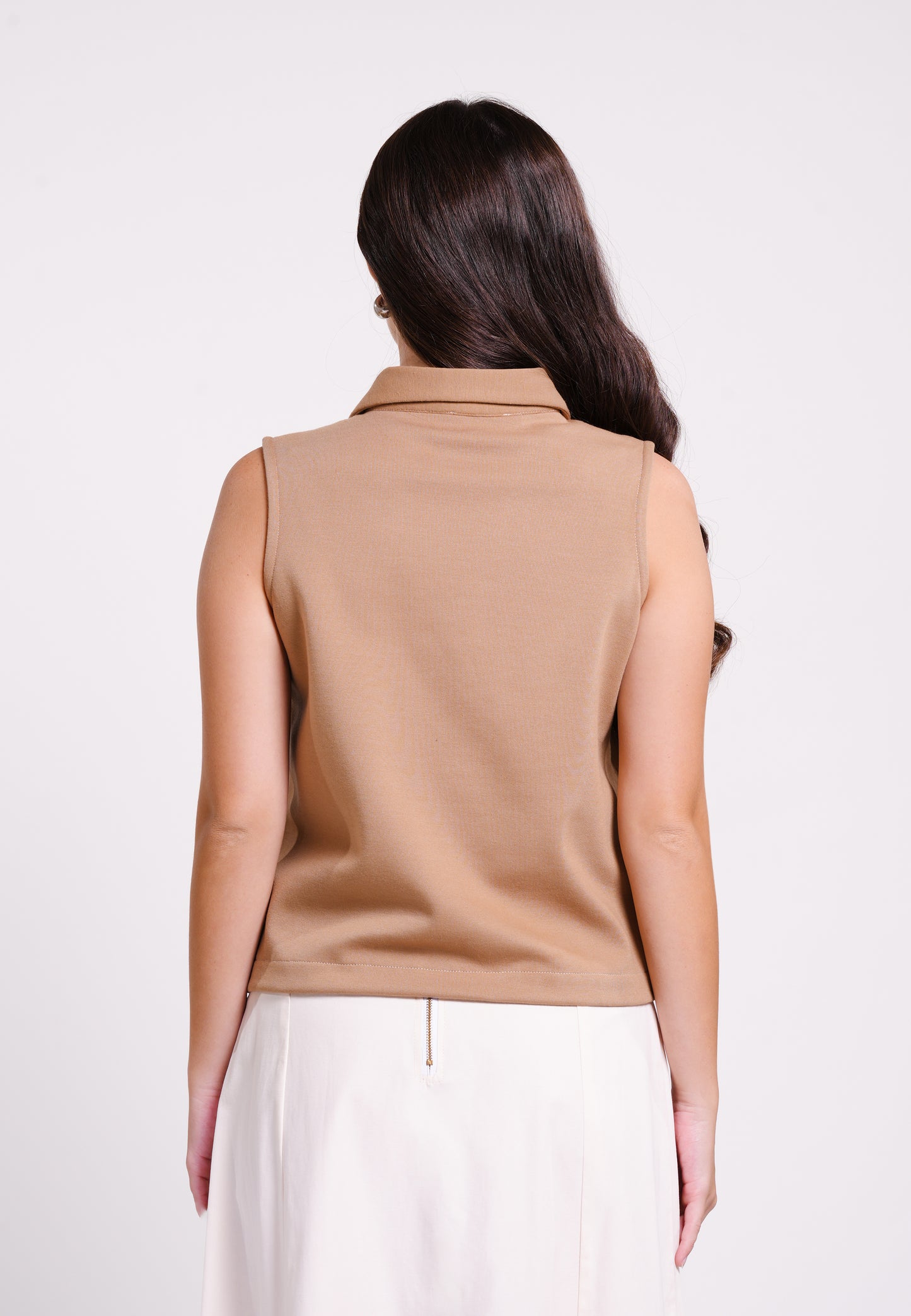 Beacon Sleeveless Top(Camel)