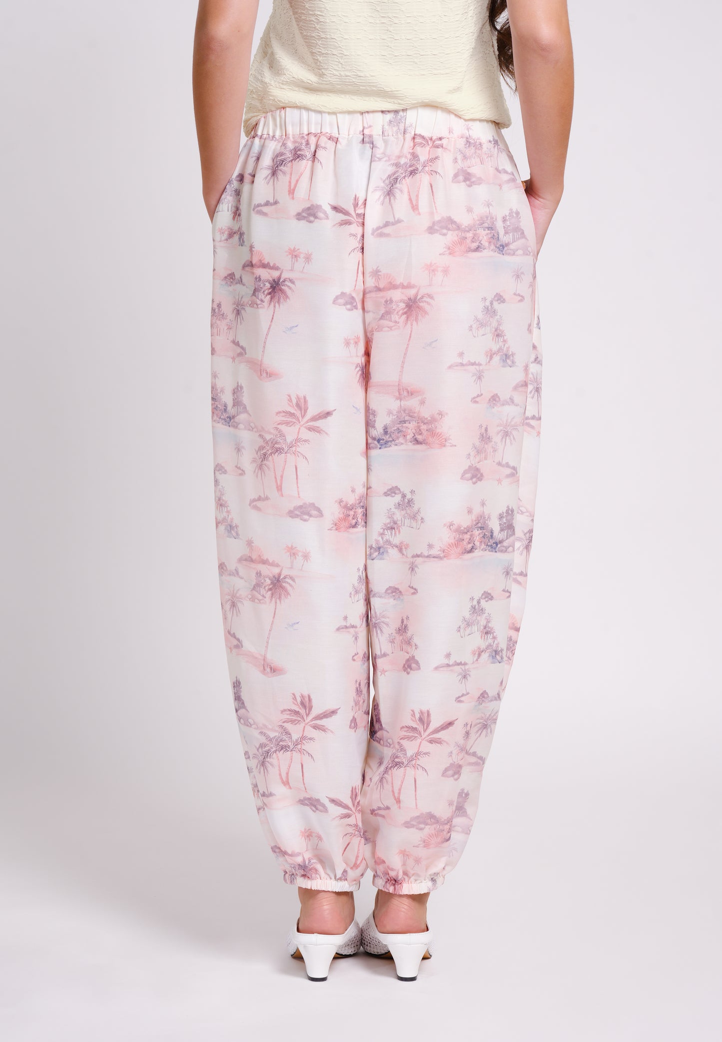 Beaux Pants (Printed Blush)