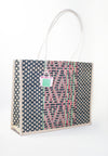 Plains & Prints × Pete Rich Tote Bag W/ Charm (Pink/Green)