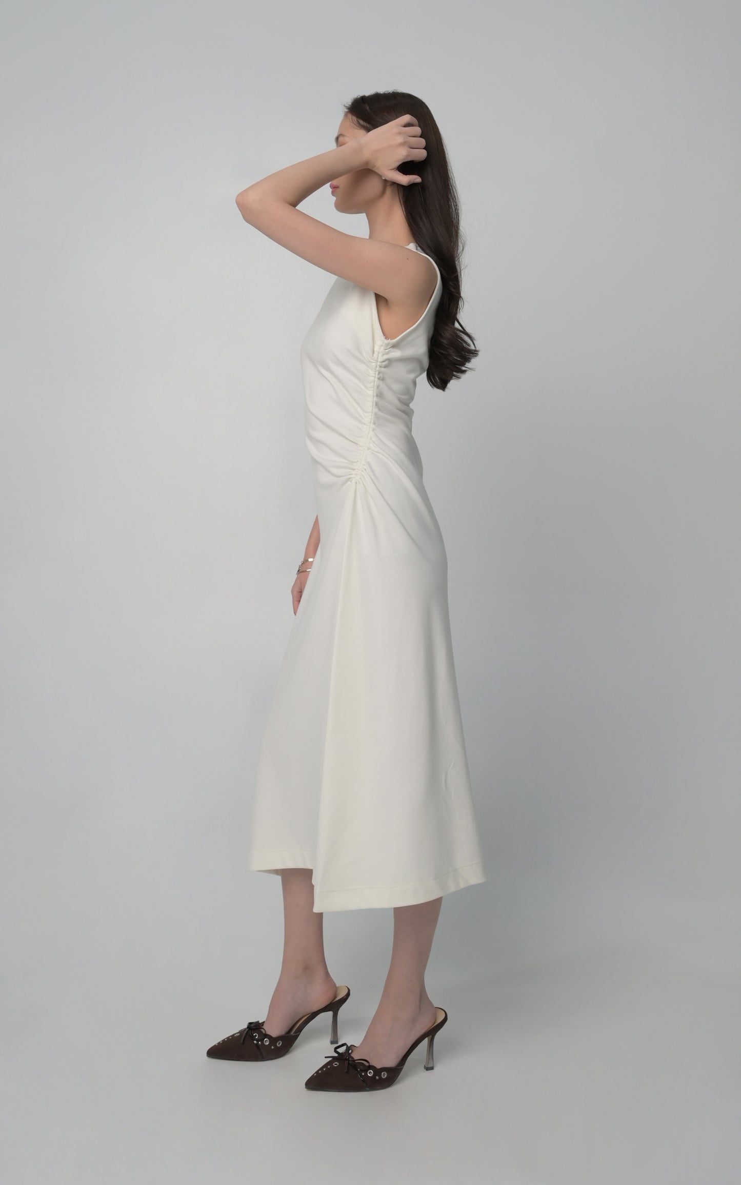 RAF Belfast Sleeveless Dress (Offwhite)