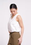 Brae Sleeveless Top(Offwhite)
