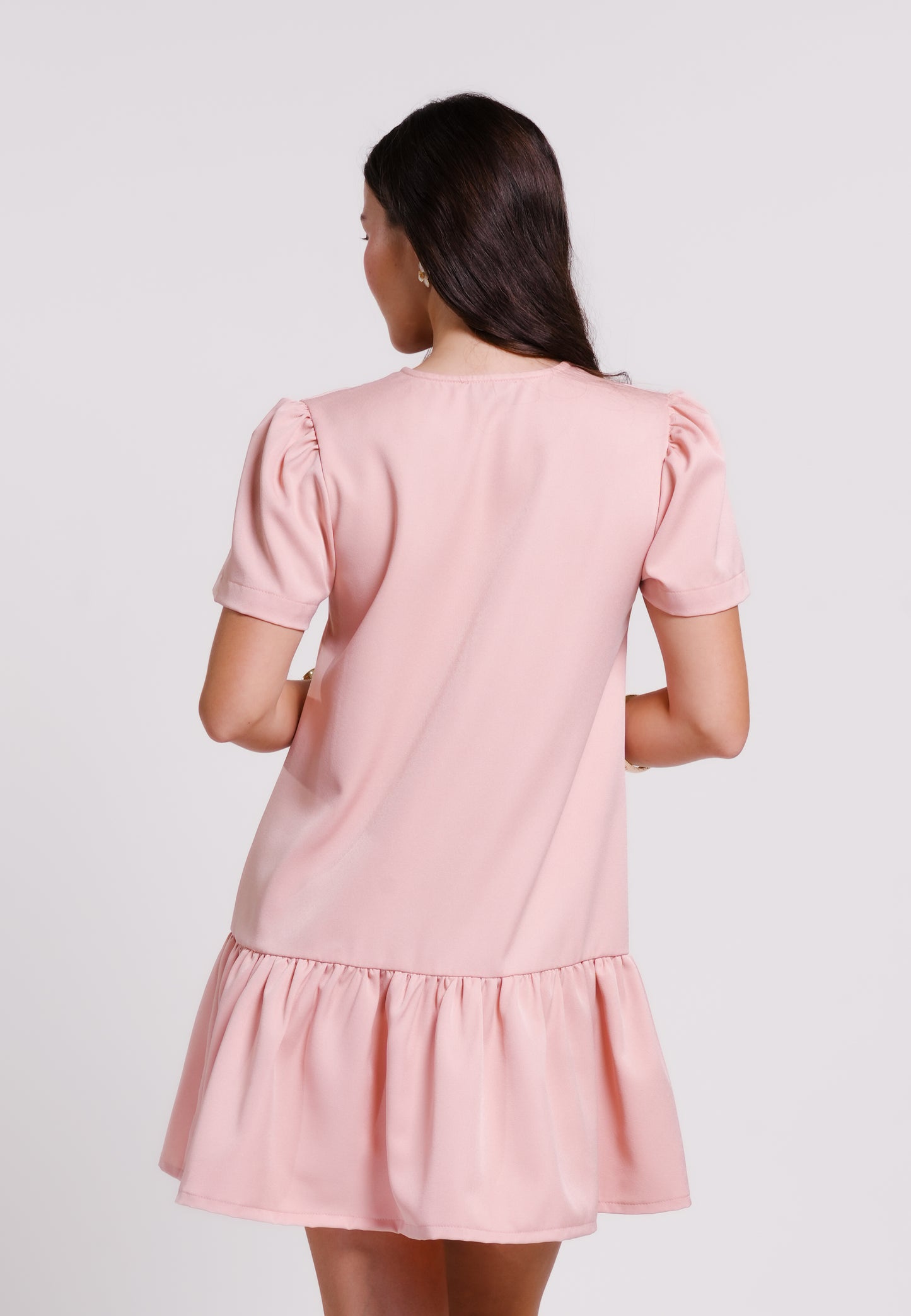 Brodix Short Sleeve Dress (Peach)