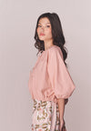 Solstice Broniah Quarter Sleeve Top (Blush)