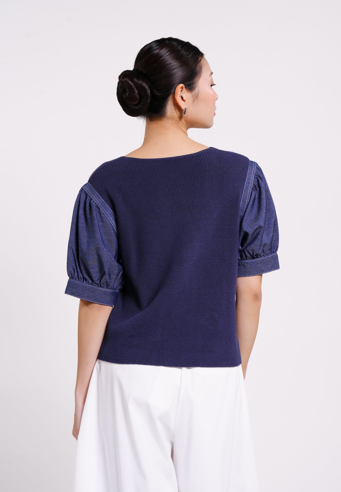 Burke Short Sleeve Top(N.Blue)