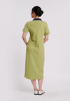 Byron Short Sleeve Dress  (Lime)