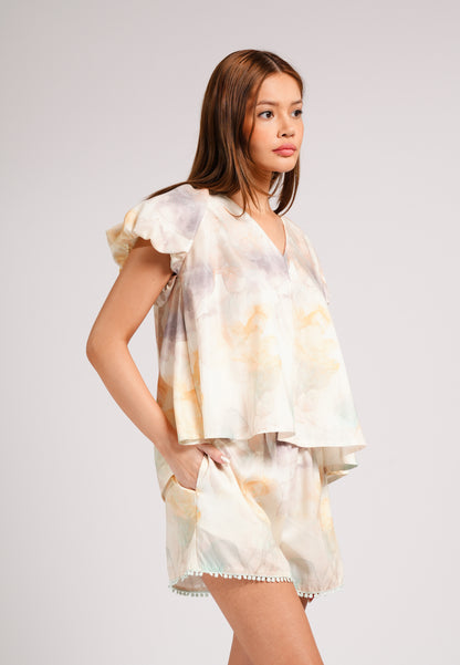 Calley Short Sleeve Top (Multi)