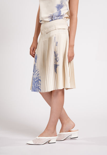 Cameron Skirt (Spot Print Cream)