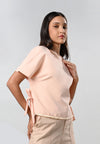 Caravan Short Sleeve Top (Peach)