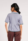 Cartier Short Sleeve Top(Blue)