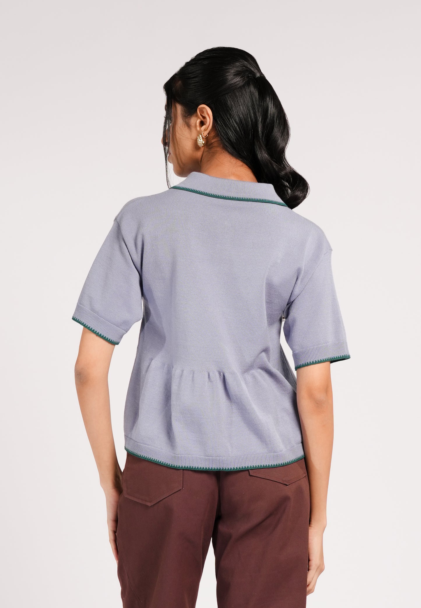 Cartier Short Sleeve Top(Blue)