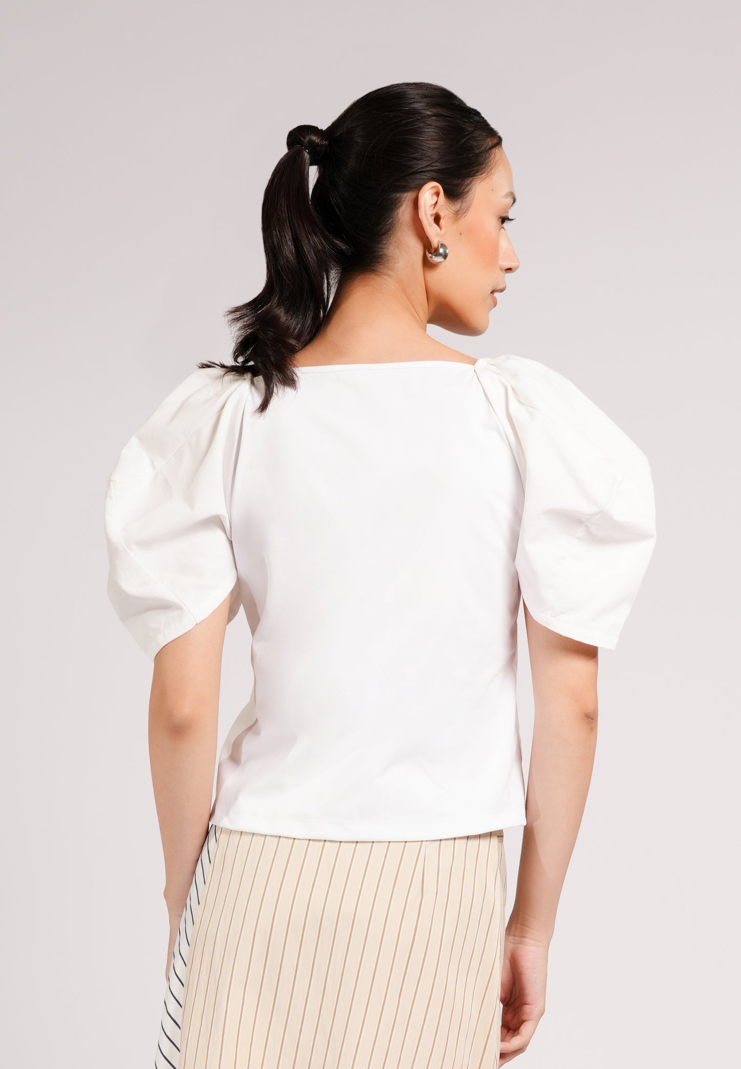 Casper Short Sleeve Top (White)
