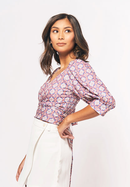 Complementary Catalia 5/8 Multiway Top (Printed Multi)