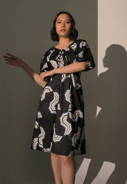 Chance Quarter Sleeve Dress (Multi)