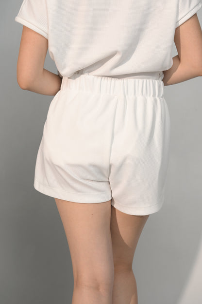 Colton Top And Shorts  (Offwhite)