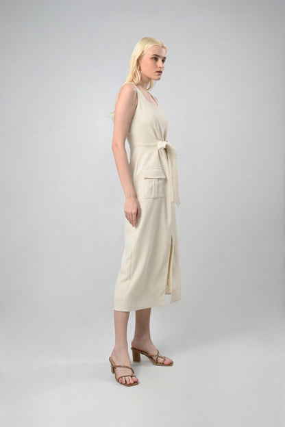 Raf Como Sleeveless Dress (Butter)