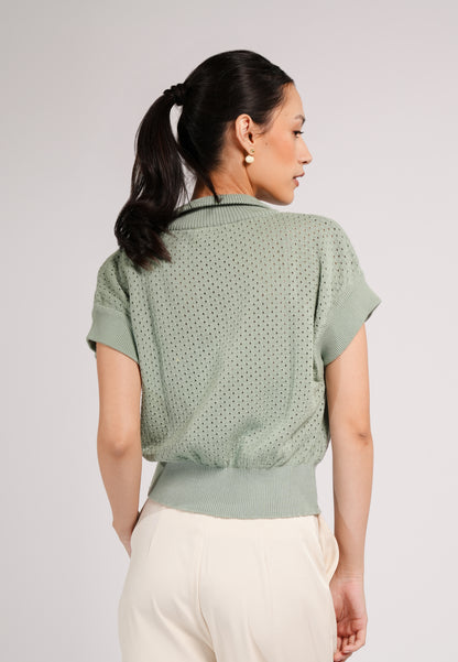 Cooper Extended Sleeve Top (Mint)