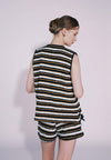 RAF Cumin Sleeveless Vest (Black/White)