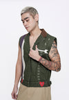 Plains & Prints x Randolf Cupid Sleeveless Vest Top (Green)