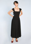 Mark Bumgarner X Vania Romoff For Plains & Prints Daphne Sleeveless Dress (Black)