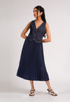 DNM Studios 2026 Darbee Sleeveless Dress  (Printed Navy)
