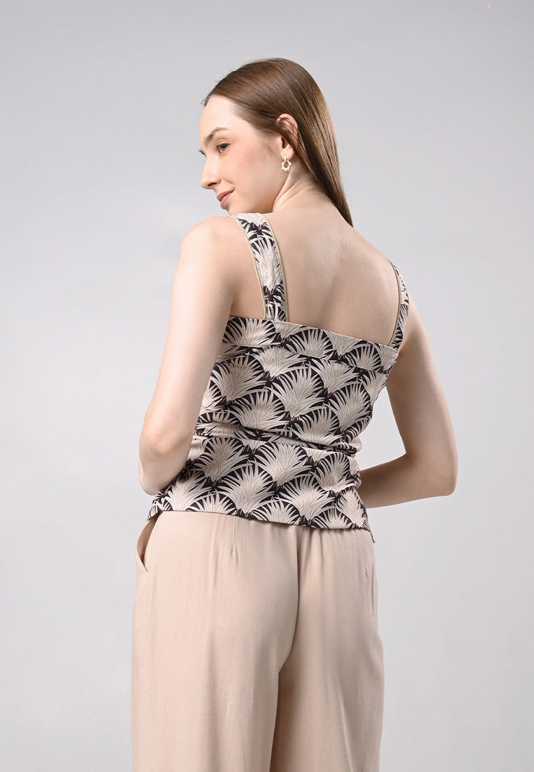 Darcey Sleeveless Detach Strap Top (Multi)