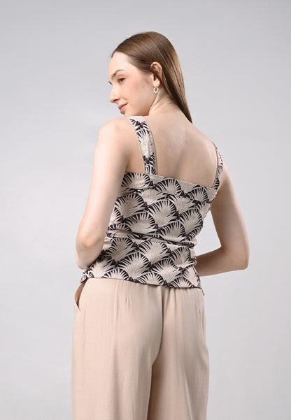 Darcey Sleeveless Detach Strap Top (Multi)