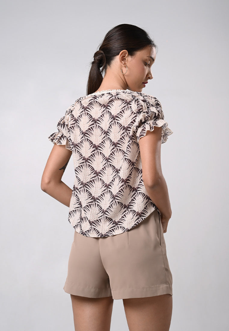 Darcey Short Sleeve Top (Multi)