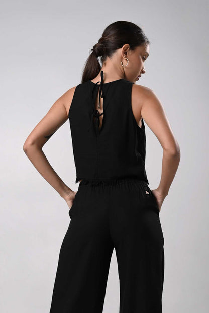 Darman Sleeveless Top (Black)