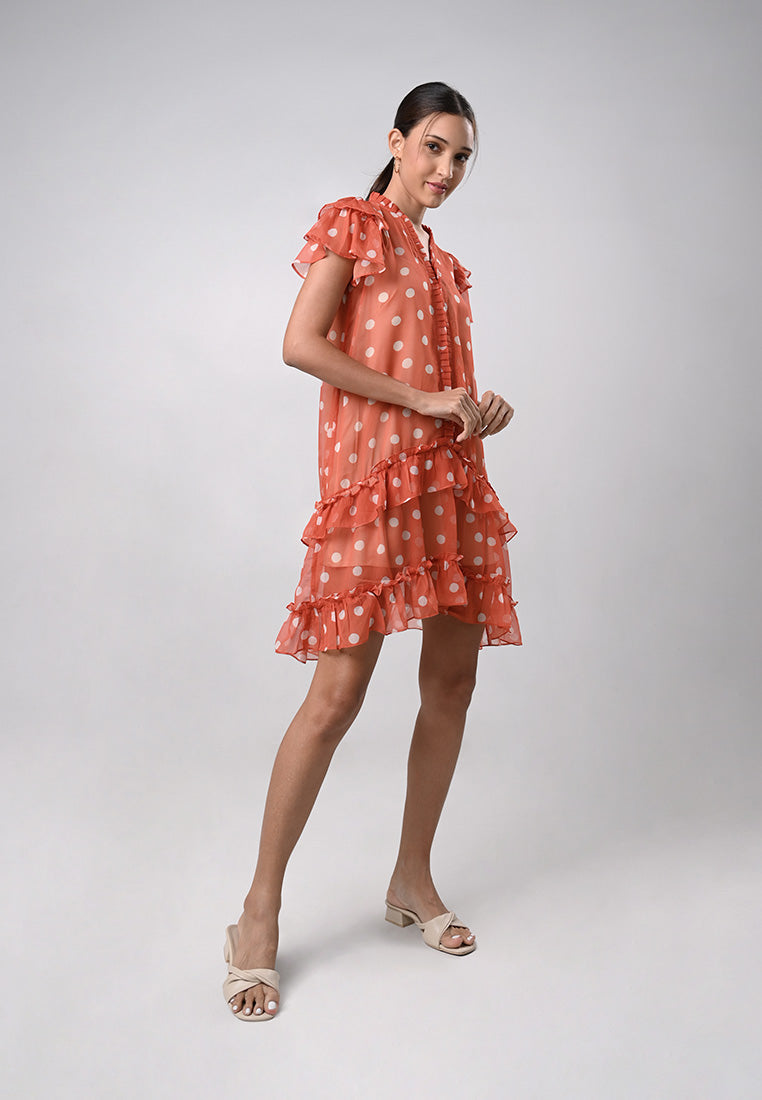 Dawnee Short Sleeve Dress W/ Inner (Multi)