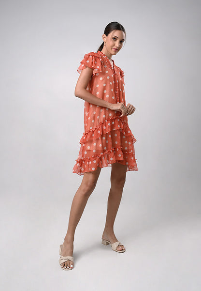 Dawnee Short Sleeve Dress W/ Inner (Multi)