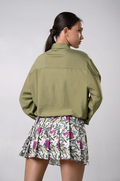 Deandre Long Sleeve Top (Olive G.)