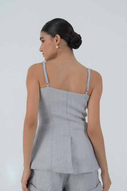 Raf Deann Sleeveless Top (Gray)