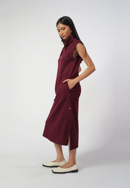 Raf Dill Sleeveless Dress (Aubergin)