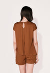 Camp Dobritz Short Sleeve Playsuit (Camel)