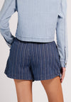 DNM Studios 2026 Dodge Shorts (Striped Blue)